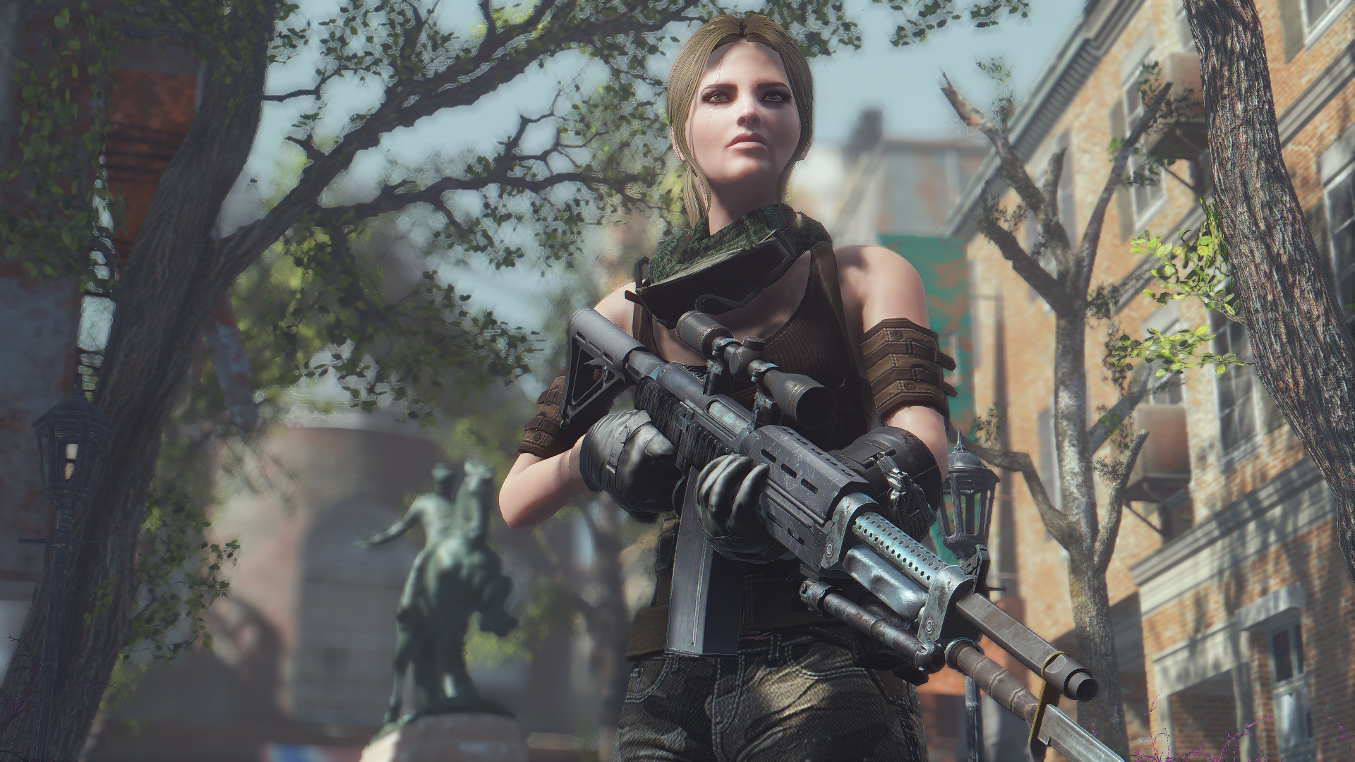 Fallout 4 resident evil outfit фото 11