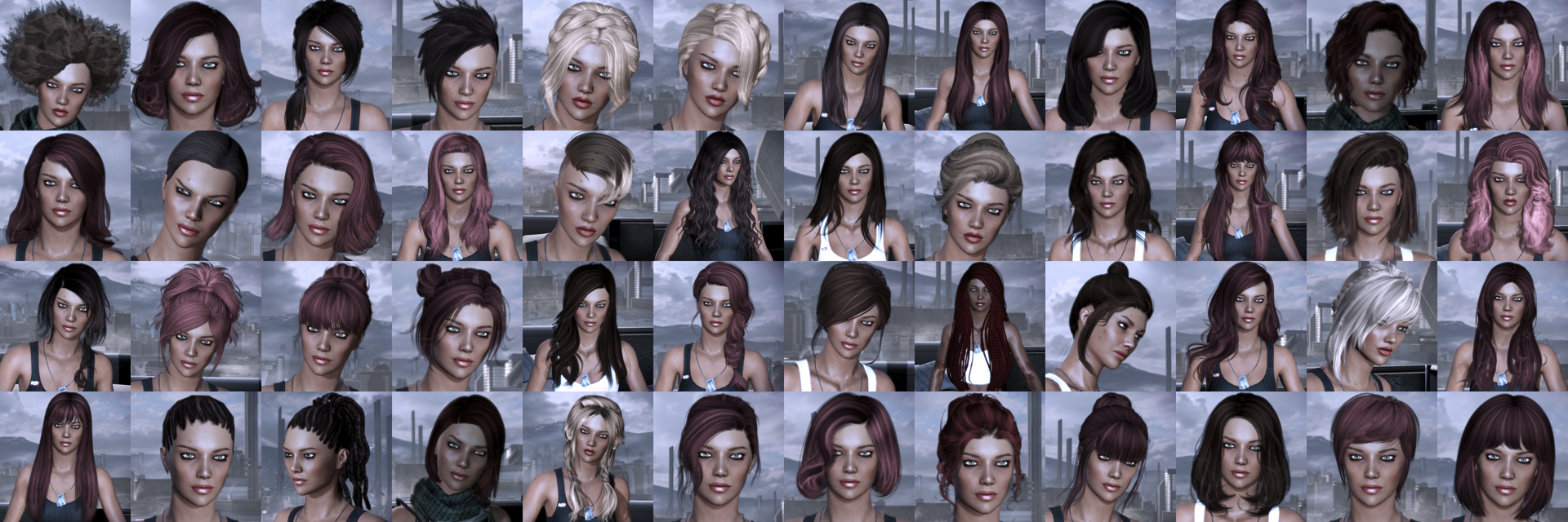 mass effect 3 change hair