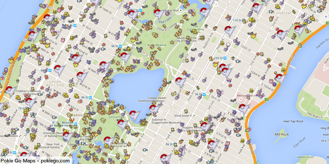 chicago pokemon map for pokemon go